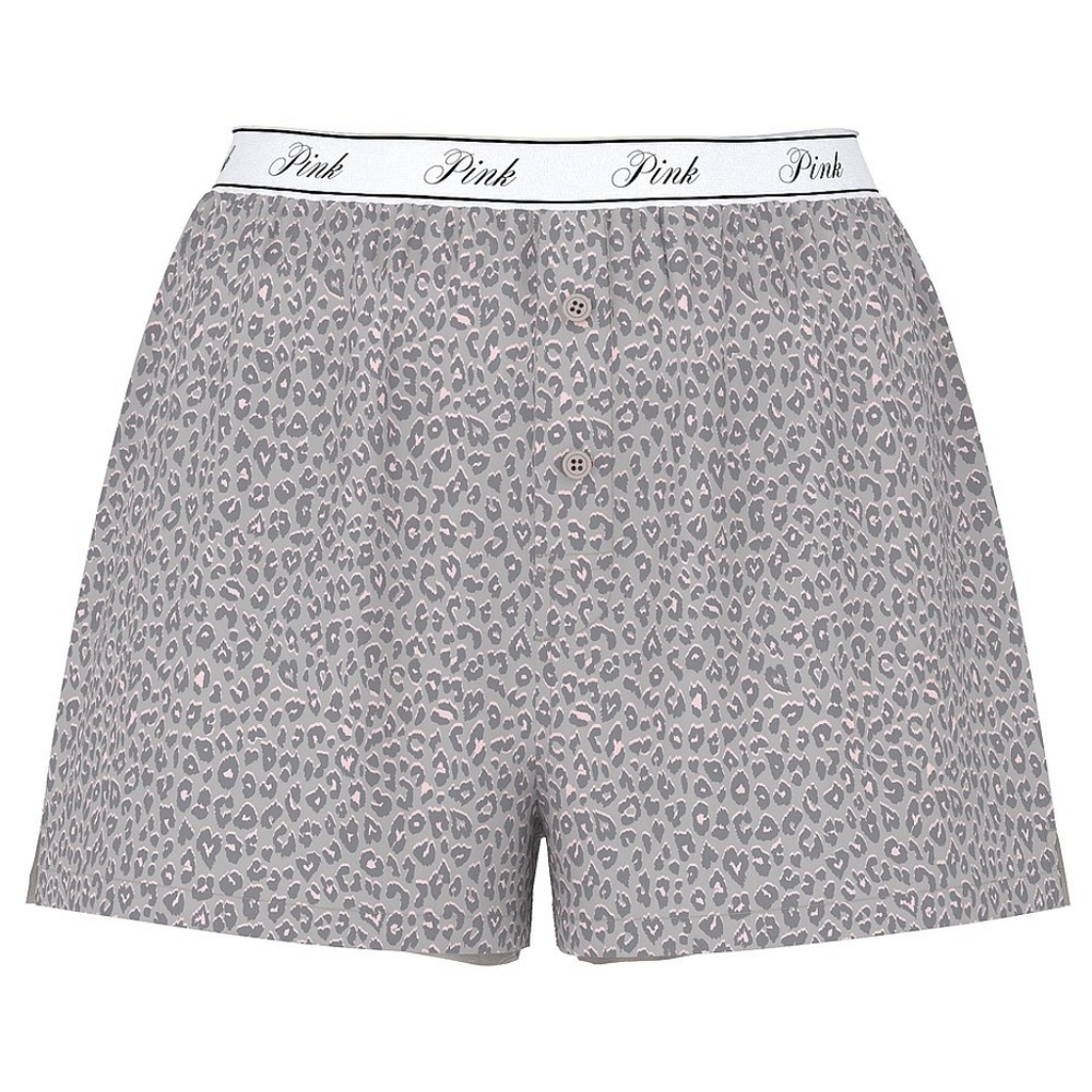 VS Pink Tencel Material Sleep Boxy Pajama Shorts XL
